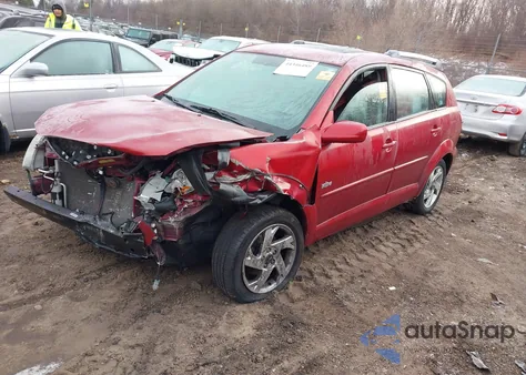 2005 Pontiac Vibe z USA, uszkodzony, nr VIN 5Y2SL66845Z414451